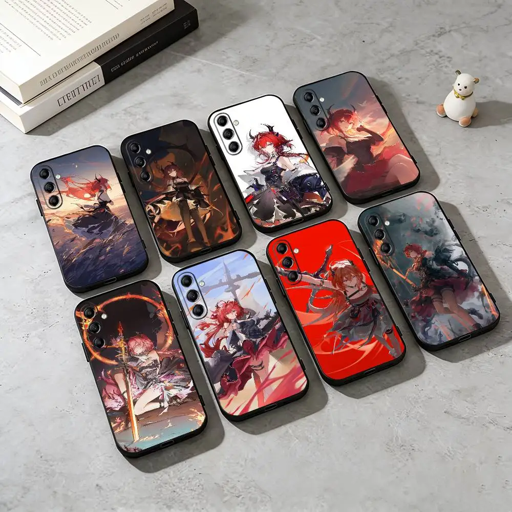 Leventine Arknights Endfield  Phone Case For Samsung Galaxy A73,A72,A71,A70,A53,A52,A51,Soft Silicone Black Cover