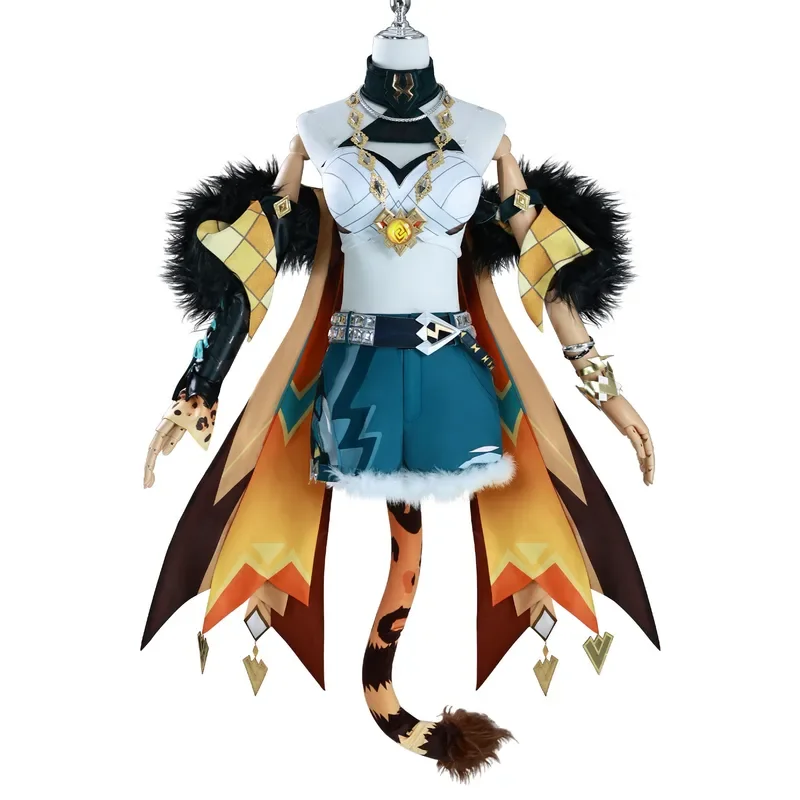 SN55Xilonen Cosplay Costume Game Genshin Impact Xilonen Cosplay Costume Full Sets Outfit Uniform Anime Role Play Carnival P$5Q@1