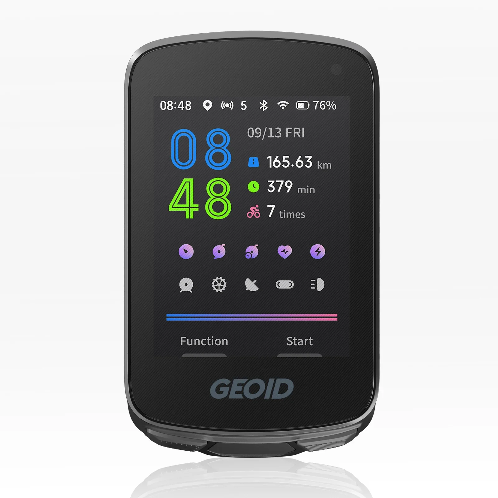 

Велокомпьютер GEOID CC700 с 2,8-дюймовым TFT-экраном, быстрым определением местоположения за 5 секунд, беспроводным протоколом и съемным креплением