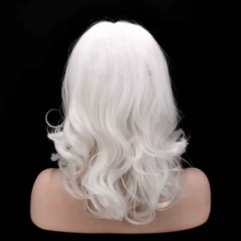 Christmas Party Hot Festive Party 60/80cm Beard Halloween Wig Accessory Top Quality Santa Claus Wig Beard Long White Fancy - Image 5