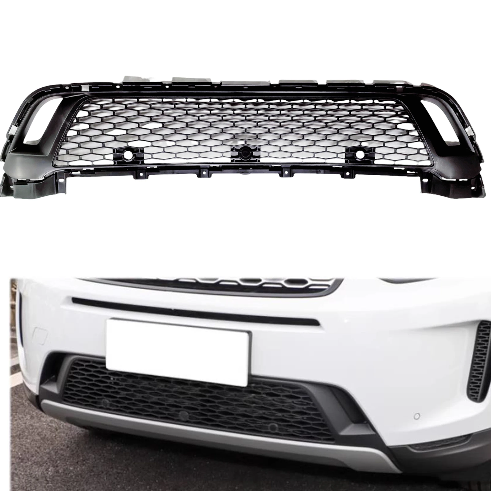 Front Lower Grille Racing Grill For Land Rover Discovery Sport L550 2020-2023