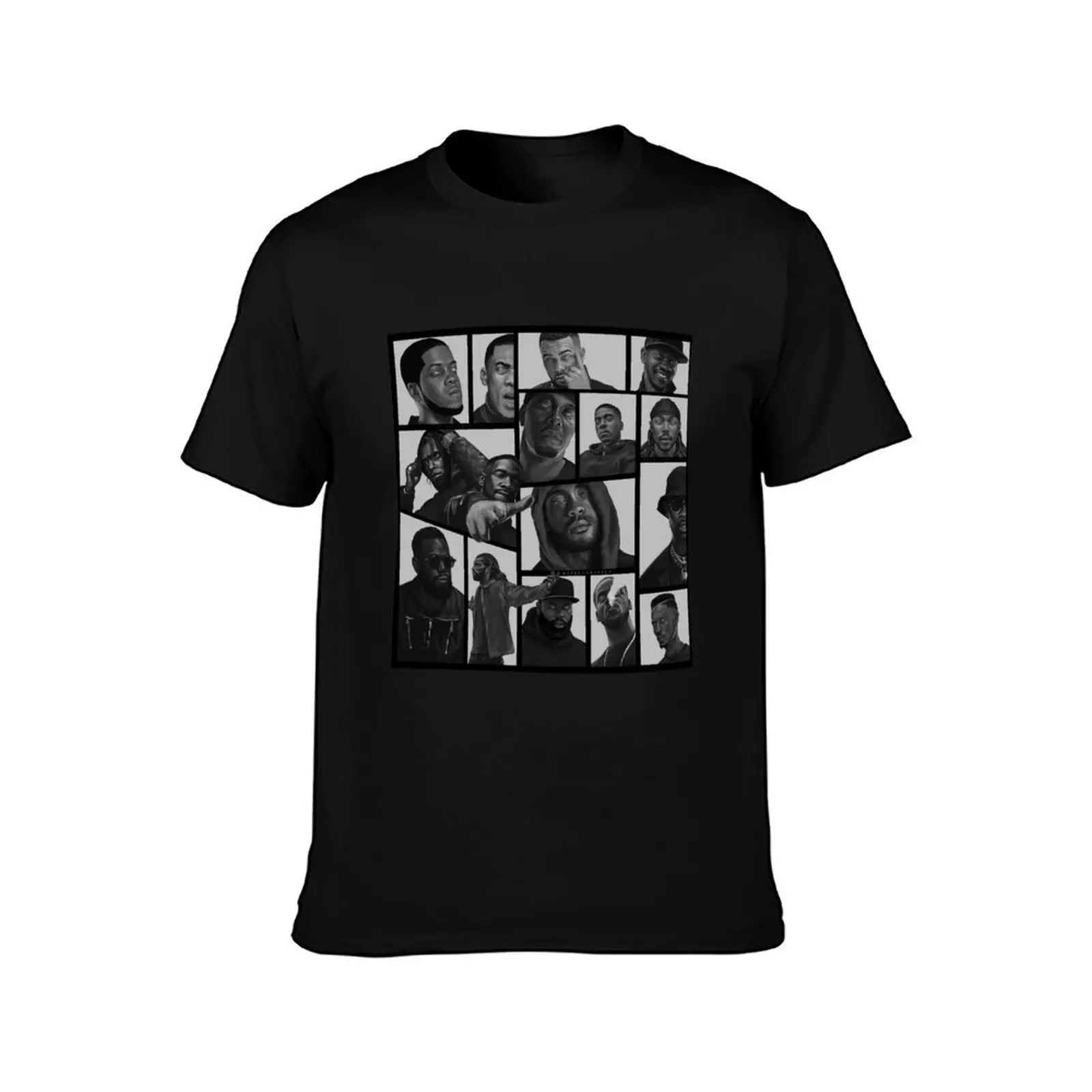 Grime hall of fame artwork T-Shirt Plus Size Summer Short Sleeve T-Shirt