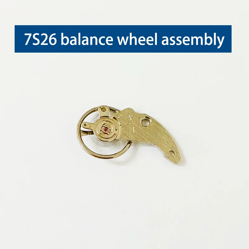 Watch accessories balance wheel assembly Include Swing Splint and Balance Wheel Fit Seiko 7S26 movement universal for 7009 Parts