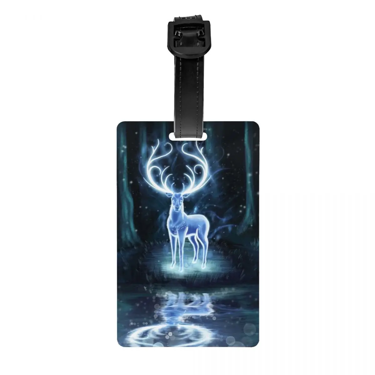 Étiquette de bagage Magic Deer pour valises, couverture de confidentialité, carte d'identité nominative