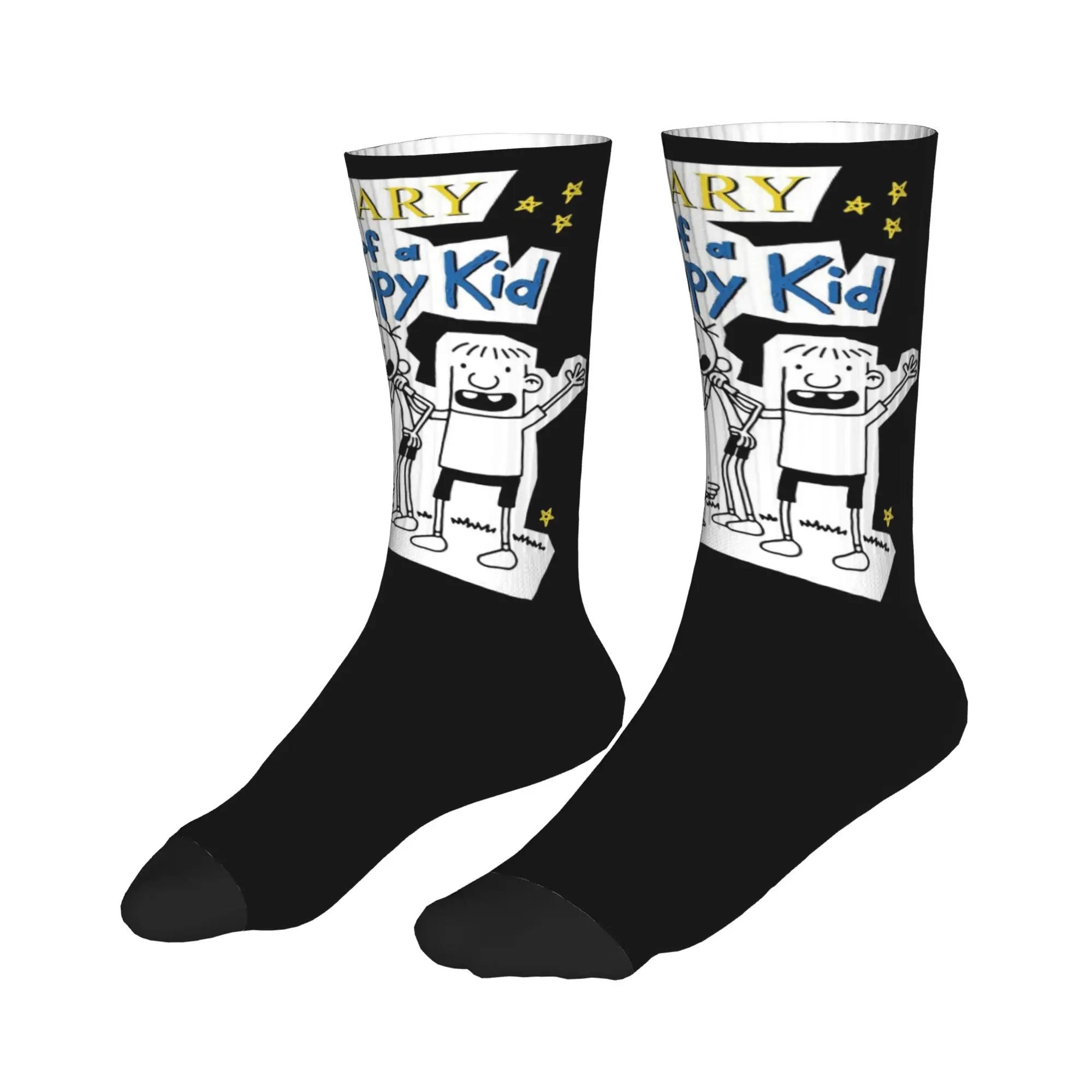 

All Seasons Stockings Diary of a Wimpy Kid Wimpy Kid Group Sport Socks Funny Middle Tube Socks for Men Women Birthday Present