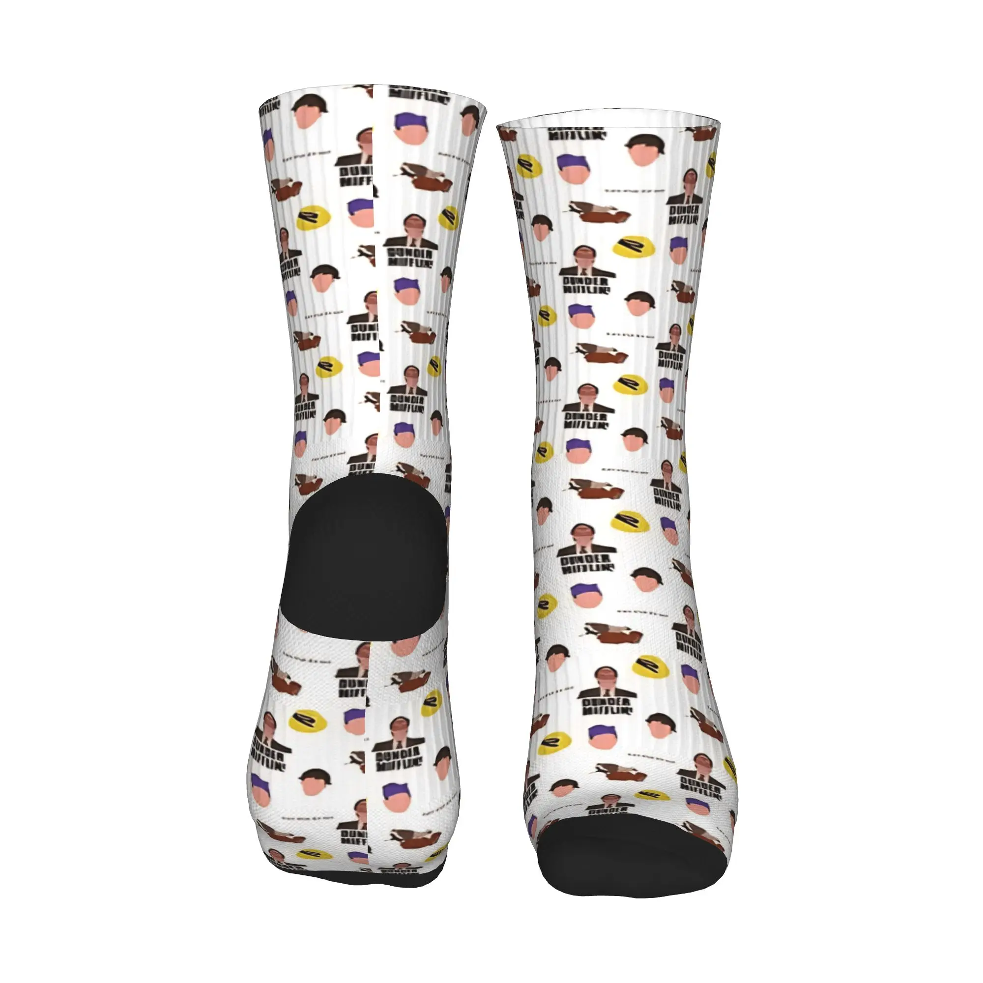 الرجال الجوارب مكتب دوايت شروت برنامج تلفزيوني جوارب الربيع مضحك الجوارب الناعمة الدافئة المطبوعة تسلق عدم الانزلاق الجوارب #3