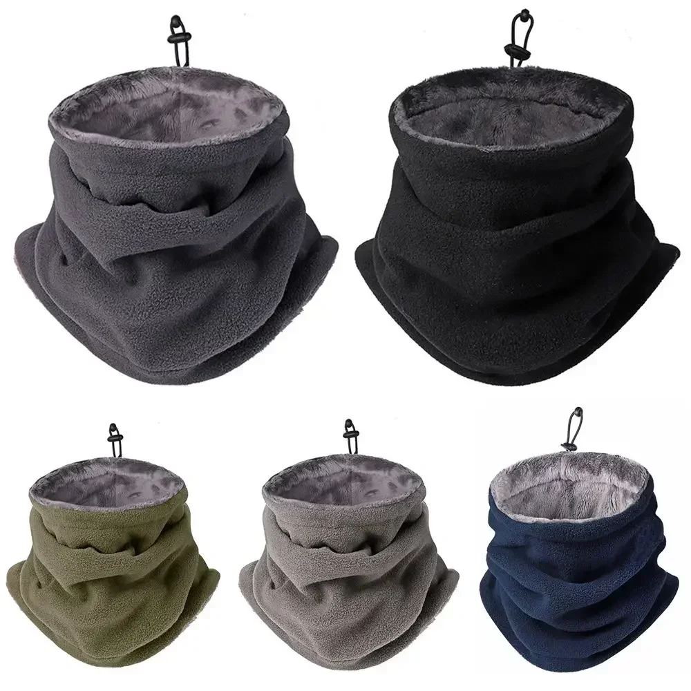 Winter Warm Ski Mask Men Bandana Fleece Neck Warmer Gaiter Windproof Scarf Camping Hiking Balaclava Fishing Cycling Face Mask