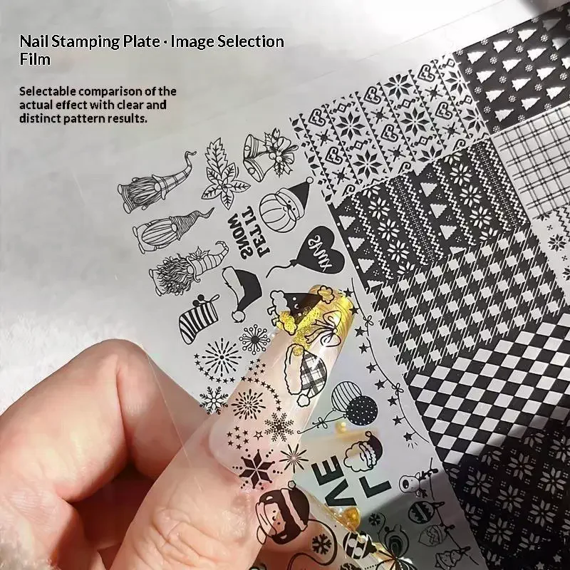 1Pcs Christmas Nail Art Templa - Nail Art Xmas Tree review and price