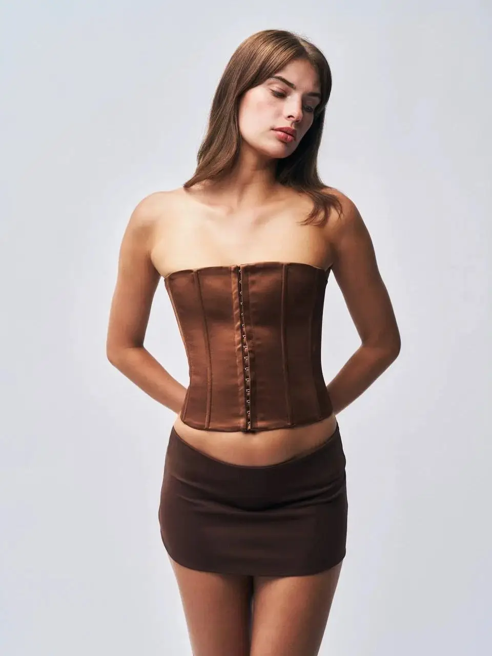 

Эластичная юбка на бедрах с низкой талией Guizio, черно-белая однотонная универсальная мини-юбка с леопардовым принтом и защитными брюками внутри