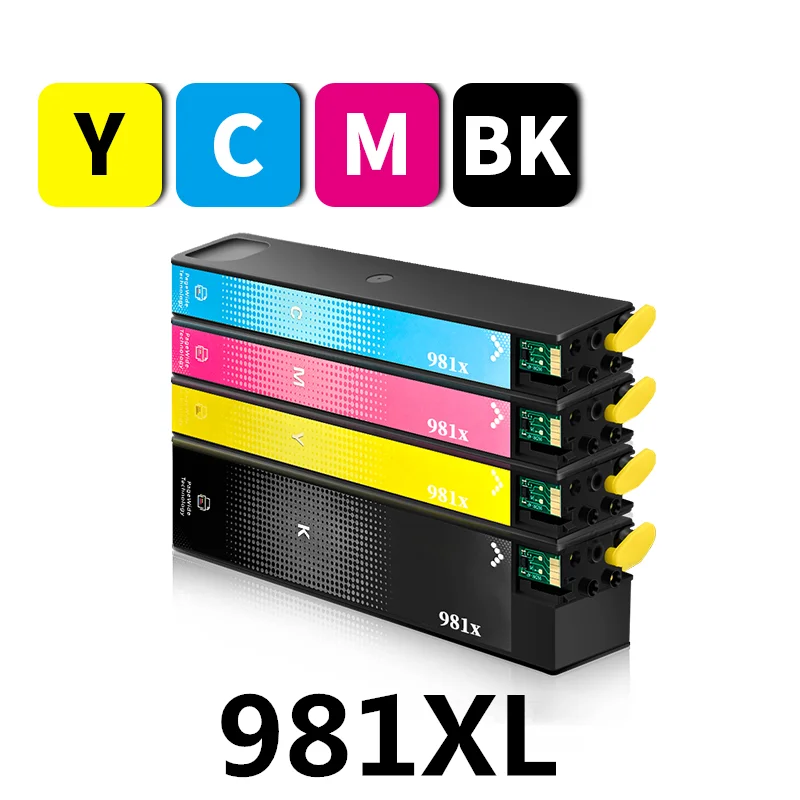 981X 981XL Ink Cartridge Compatible For HP PageWide Enterprise Color 556xh/556dn 586dn/586f/586z E58650dn E55650 printer