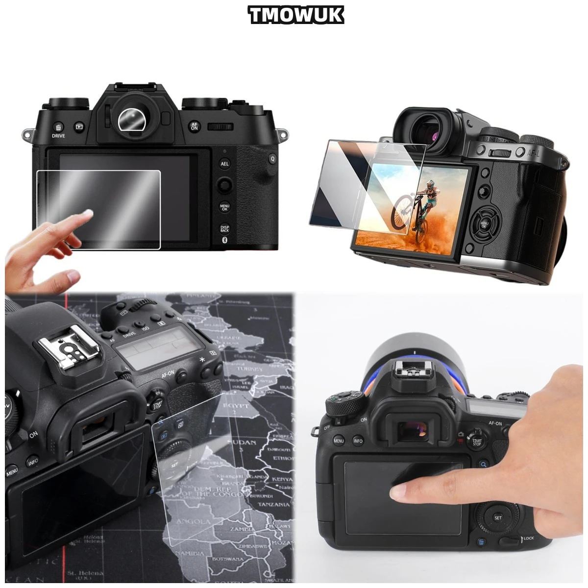 

For Fujifilm X-T10 T20 T30 M1 A1 A2 E2 E3 X30 XF10 XS10 XS20, Scratch Resistant Screen Film