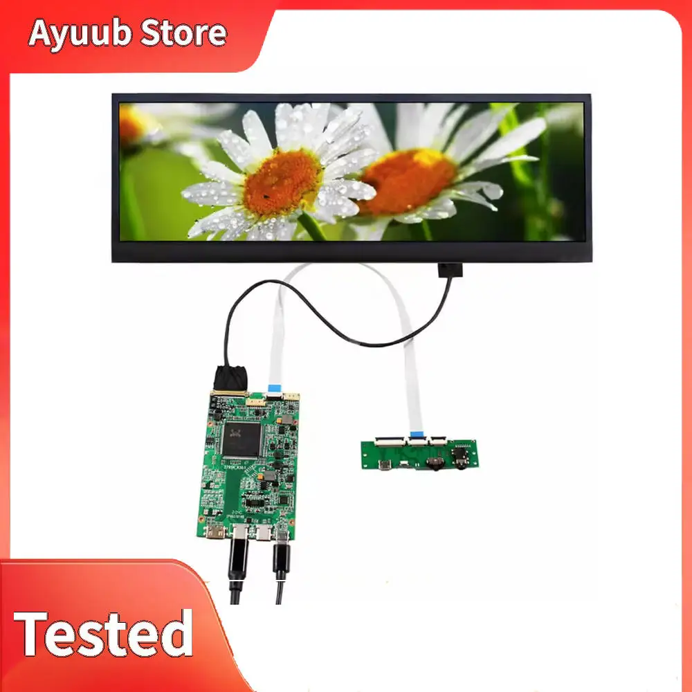 

USBC Type C LCD Controller Board With 14inch 14" 4K 3840x1100 Bar LCD Screen