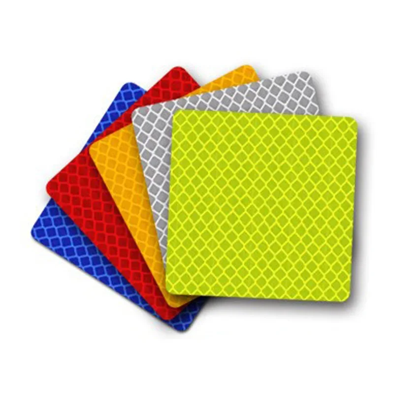 

10Pcs 5cm Motorcycle Car Bumper Reflective Stickers Waterproof Warning Strip Tape Secure Reflector Stickers Decal Safety Warning