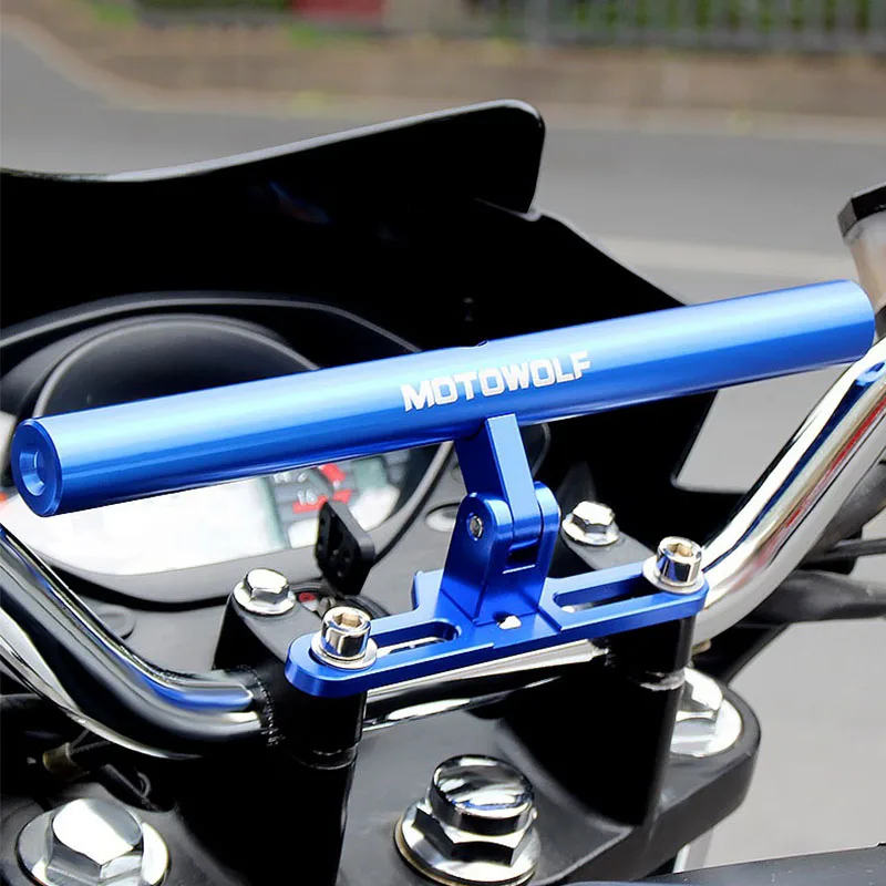 For Honda NC750X For SUZUKI DL650 DL1000 Motorcycle Multifunctional Cross Bar Adjustable Handlebar Balance Lever Phone Holder