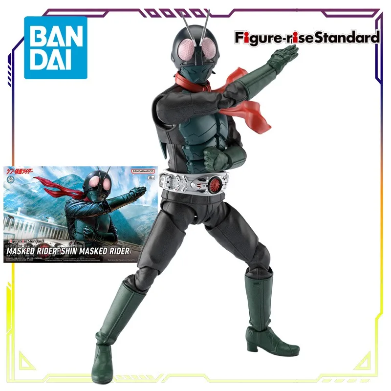 

BANDAI Original Figure-rise Standard New Kamen Rider Series Kamen Rider New No1 Action Figure Assembly Model Toys Gifts for Boys