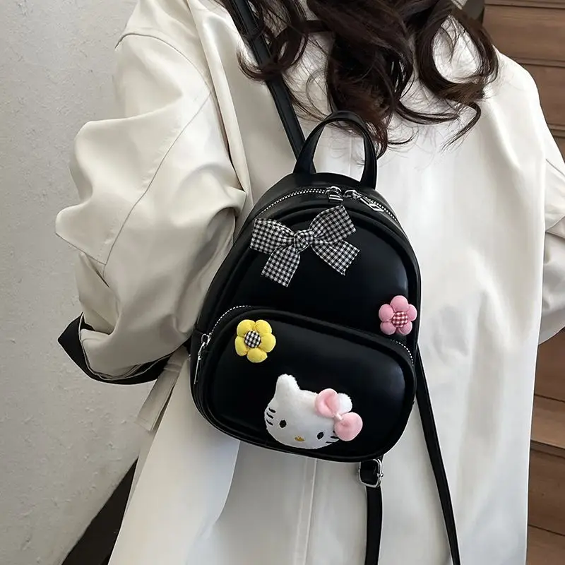 

Sanrio Hello Kitty, милый мини-рюкзак, женский, 2022, новый тренд, корейская версия, рюкзак Y2k, мягкая универсальная дорожная сумка на плечо для девочек