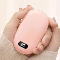 2-in-1 Hand Warmers USB Rechargeable With Digital Display Hand Warmer Power Bank Electric Portable Pocket Hand Warmer WinterGift