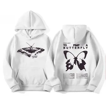 Kendrick Lamar Album Hoodies To Pimp A Butterfly Tracklist Grafik Hoodie Herren Damen Harajuku Ästhetische Langarm Sweatshirts