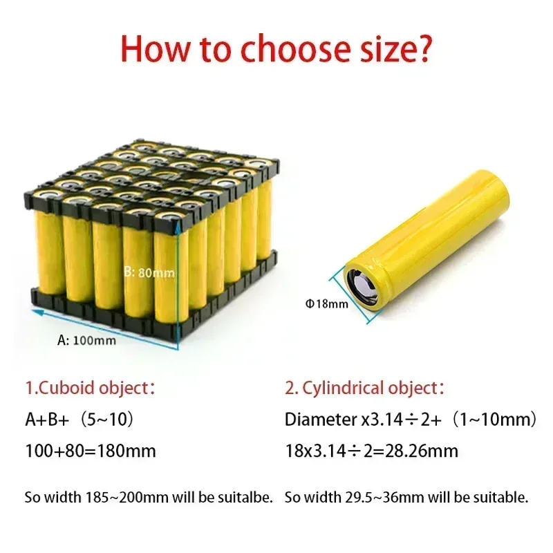1/3/5M Yellow 18650 PVC Heat Shrink Tube 7mm~200mm Precut PVC Shrinkable Tubing Insulated Lithium Battery Wrap Film Protection