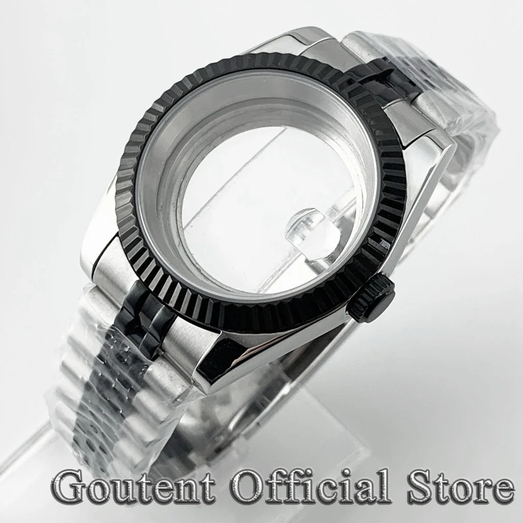 

Goutent New Style Sapphire Crystal 36mm 39mm Watch Case Fit NH35 NH36 Miyota 8215 821A DG2813 3804 PT5000 ETA 2836 2824 Movement