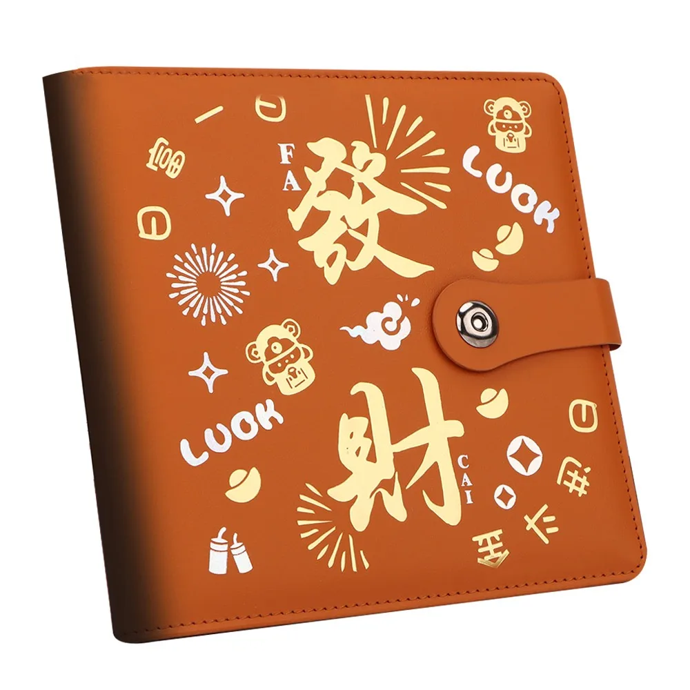 

Получите Богатый Overnight 100, конверты для экономии денег, книга из искусственной кожи большой емкости для сбора денег, многоразовая книга для экономии денег