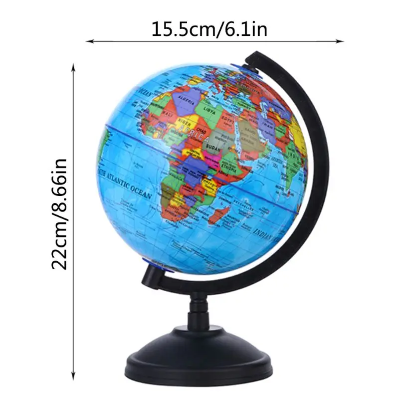 Adultos niños descubrimiento mundo aprendizaje para niños 6-12 mapa del mundo globo bola 360 ​​grados para aliviar