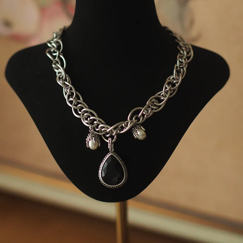 

Винтажная нишевая дизайнерская толстая цепочка в стиле панкAlexanderMcQueen