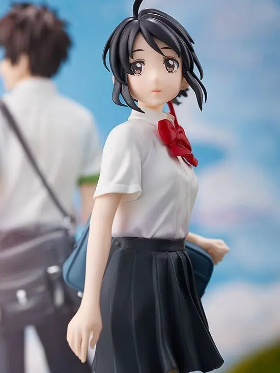 Figurine de Couple avec votre nom, modèle Miyamizu Mitsuha Tachibana Taki, décoration de bureau, ornement de voiture, cadeaux de noël pour enfants