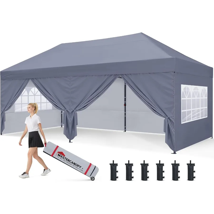 10x20 Pop Up Canopy Tent with Church Window