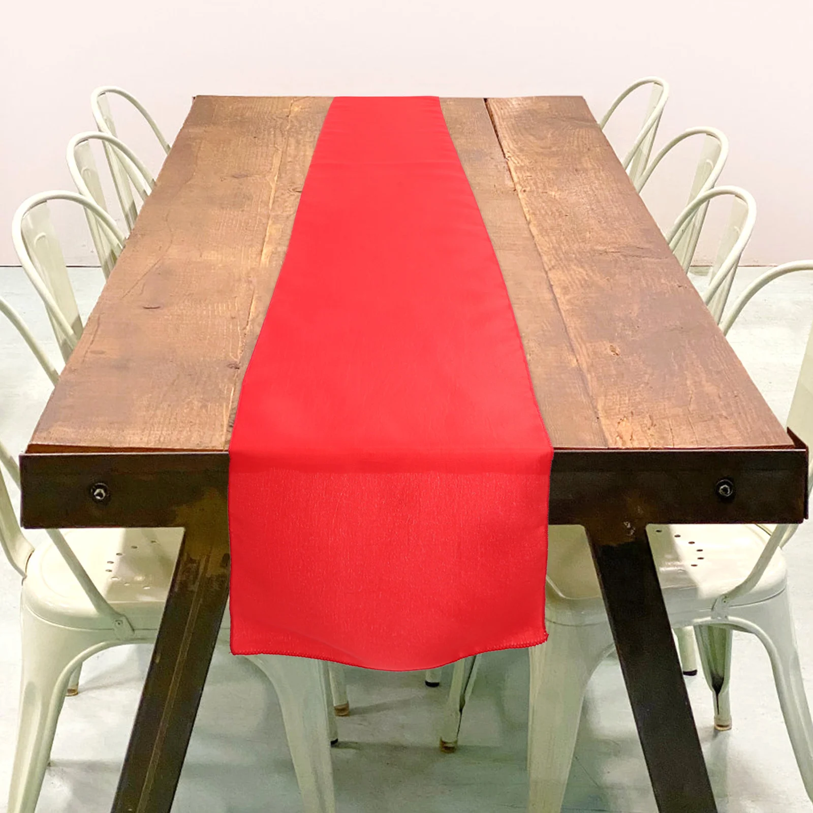 

5Pcs Satin Table Runner Decorative Silk Fabric Table Cover for Wedding Dinner Party Dining Room Banquet Party Tablecloth