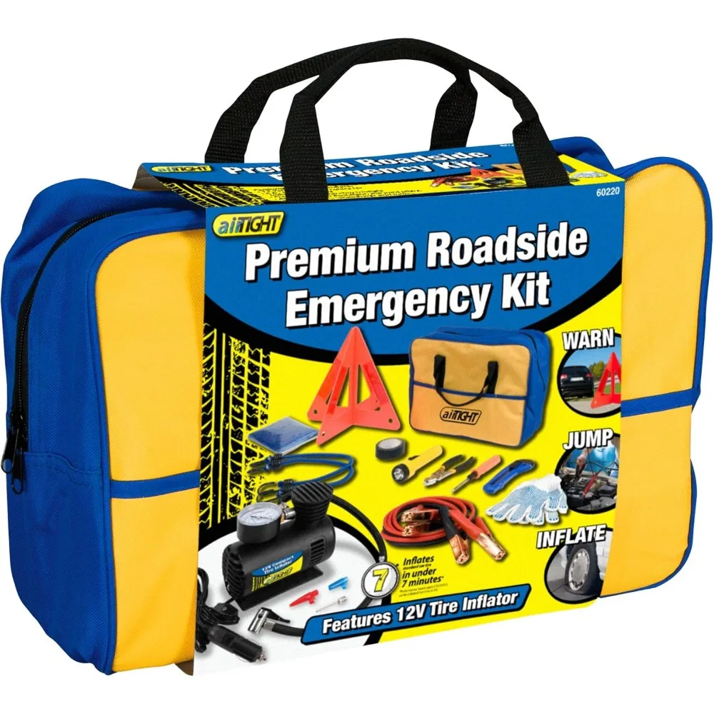 مجموعة الطوارئ المتقدمة على جانب الطريق بما في ذلك كابلات الطائر #2