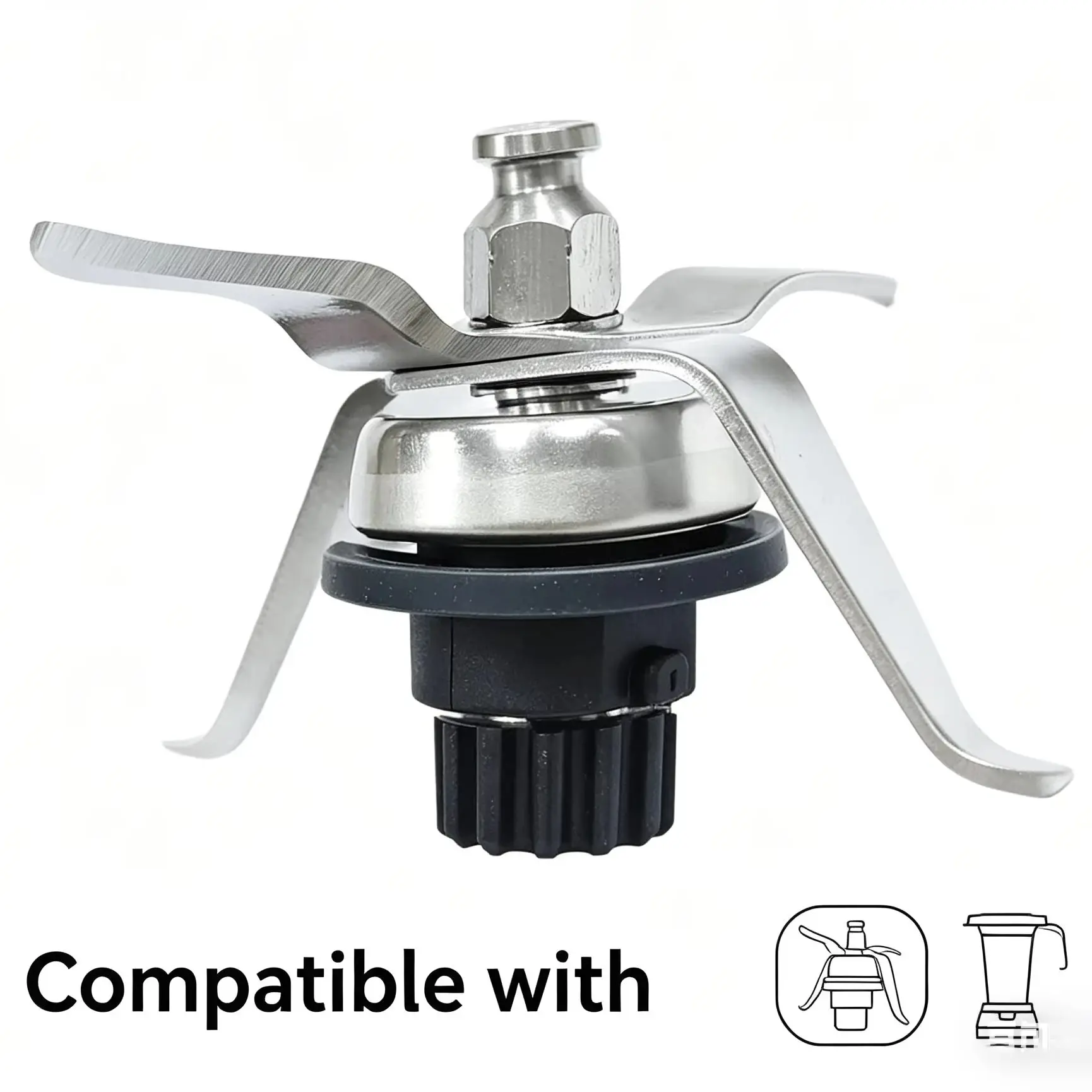 Cuchilla de Repuesto para Mezclar, Compatible con la Estación de Cocina Inteligente DustieCook y Mycook, Repuestos de Cuchilla para Licuadora