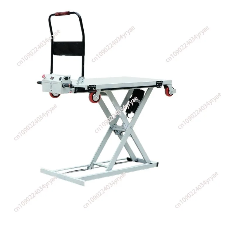

Electric lifting platform scissor lift hydraulic cargo trolley flatbed truck truck loading and unloading truck