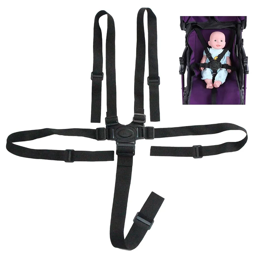 Baby Five Point Seat Belt Lunch Seat Car Sleep Fixed Seat Belt Baby Stroller Accessories Universal Seat Belt