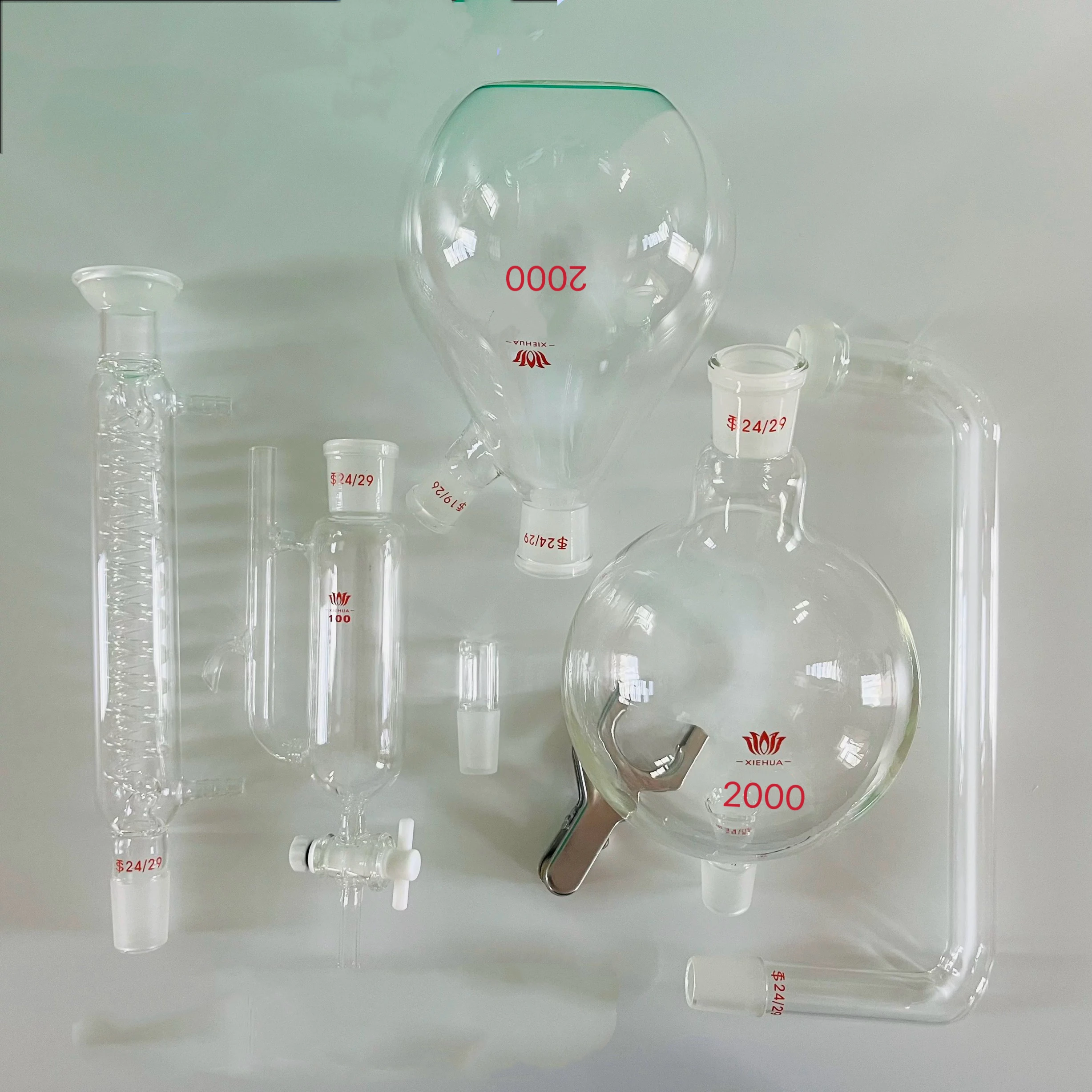 

2000ml 24/29 Essential Oil Extraction And Separation Device, Distillation Equipment，Excluding Iron Frame Platform