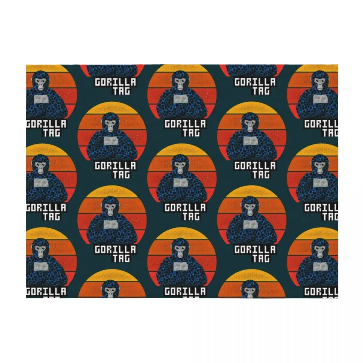 

Gorilla tag pfp maker Gorilla Tag Blue Lava vintage Active Throw Blanket decorative funny gift wednesday Kid'S Blankets