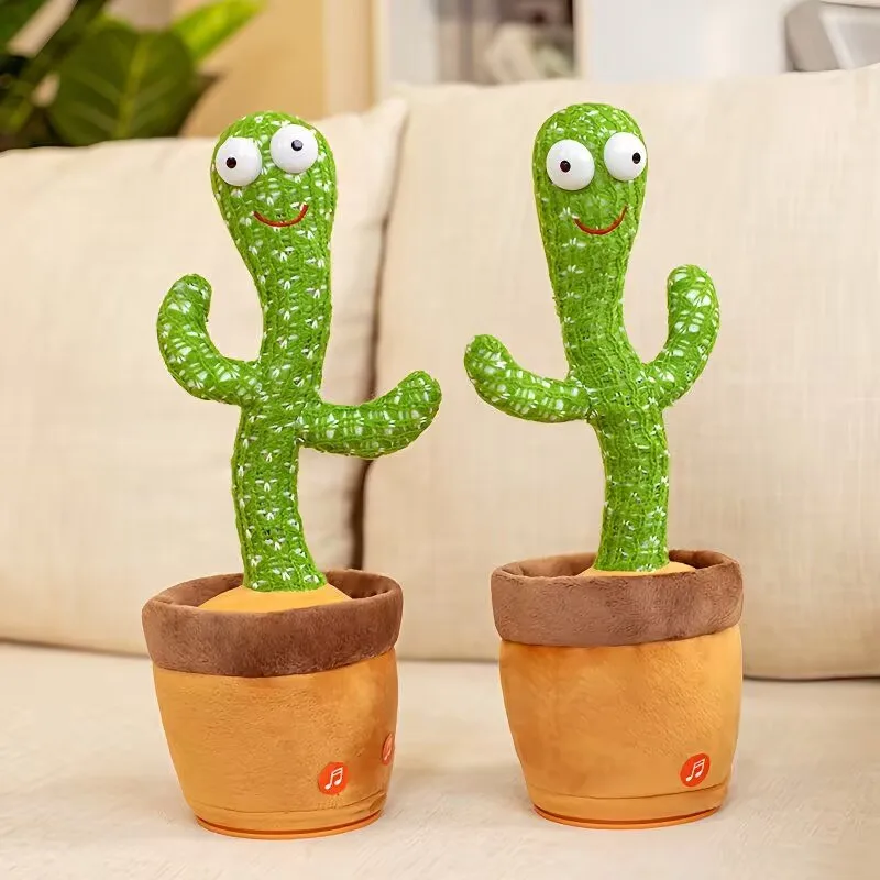 

Универсальная плюшевая игрушка-кактус, говорящая, поющая, записывающая, интерактивная кукла, развивающая игрушка для детей, младенцев, малышей