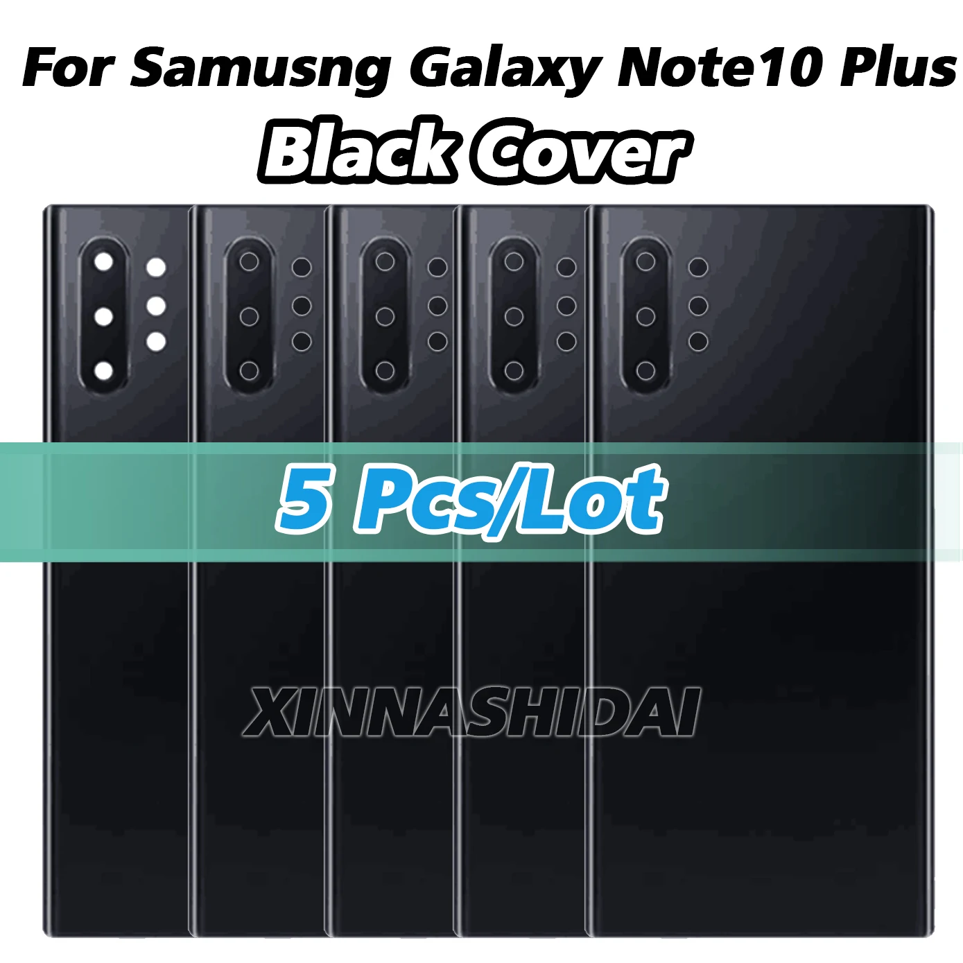 5pcs black cover