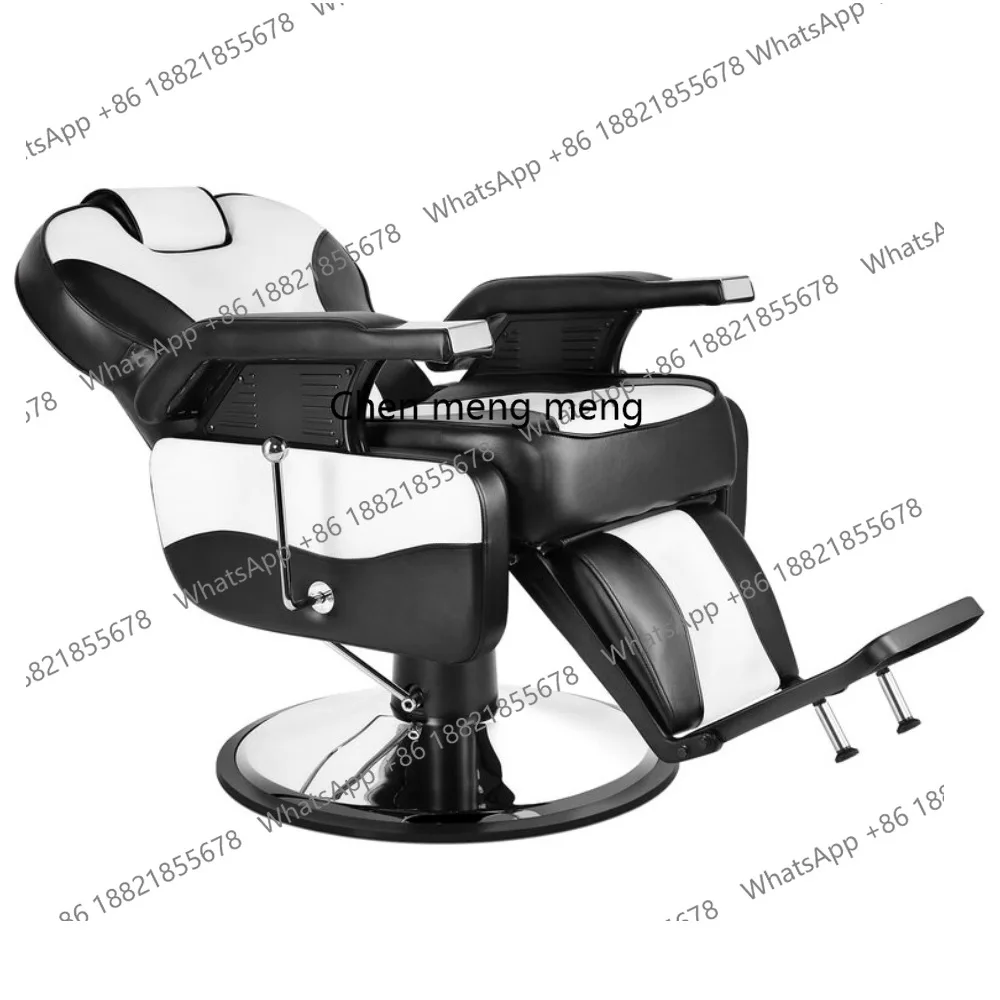 

Barber chair Stainless steel hair color matching barber shop chair Beauty salon hair cutting and grooming chair