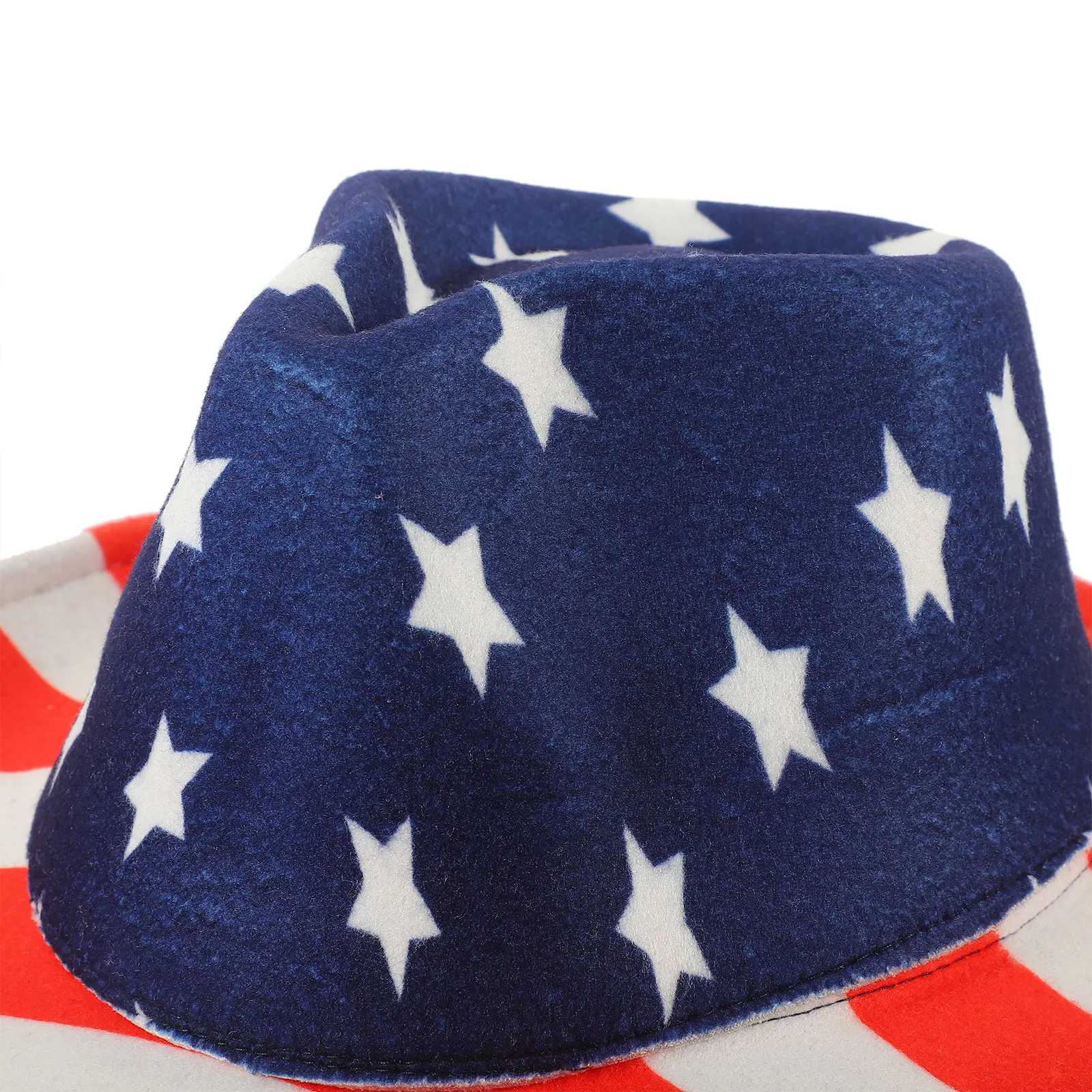 

Cowboy Hat American Flag Hats Patriotic Decoration Usa Classic Color Design Independence Day Party Supplies Lightweight