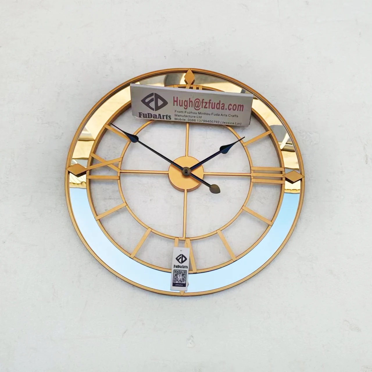 50 mirrored large dropshipping products 2024 modern luxury wall hanging clock decorative metal wall watch clock home house decor