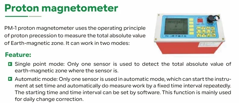 F  Geophysical Mineral Exploration PM-2 Proton magnetometer 2026 Premium