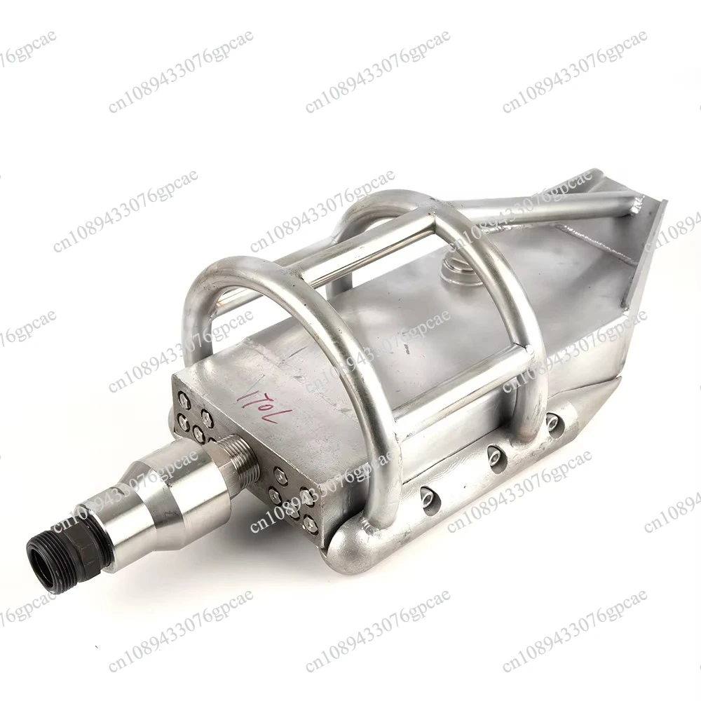 10,12 Holes Tugboat High-pressure Cleaning Vehicle,Water Sewer Jetter Boat Nozzle for Cleaning,Cleaning Vehicle