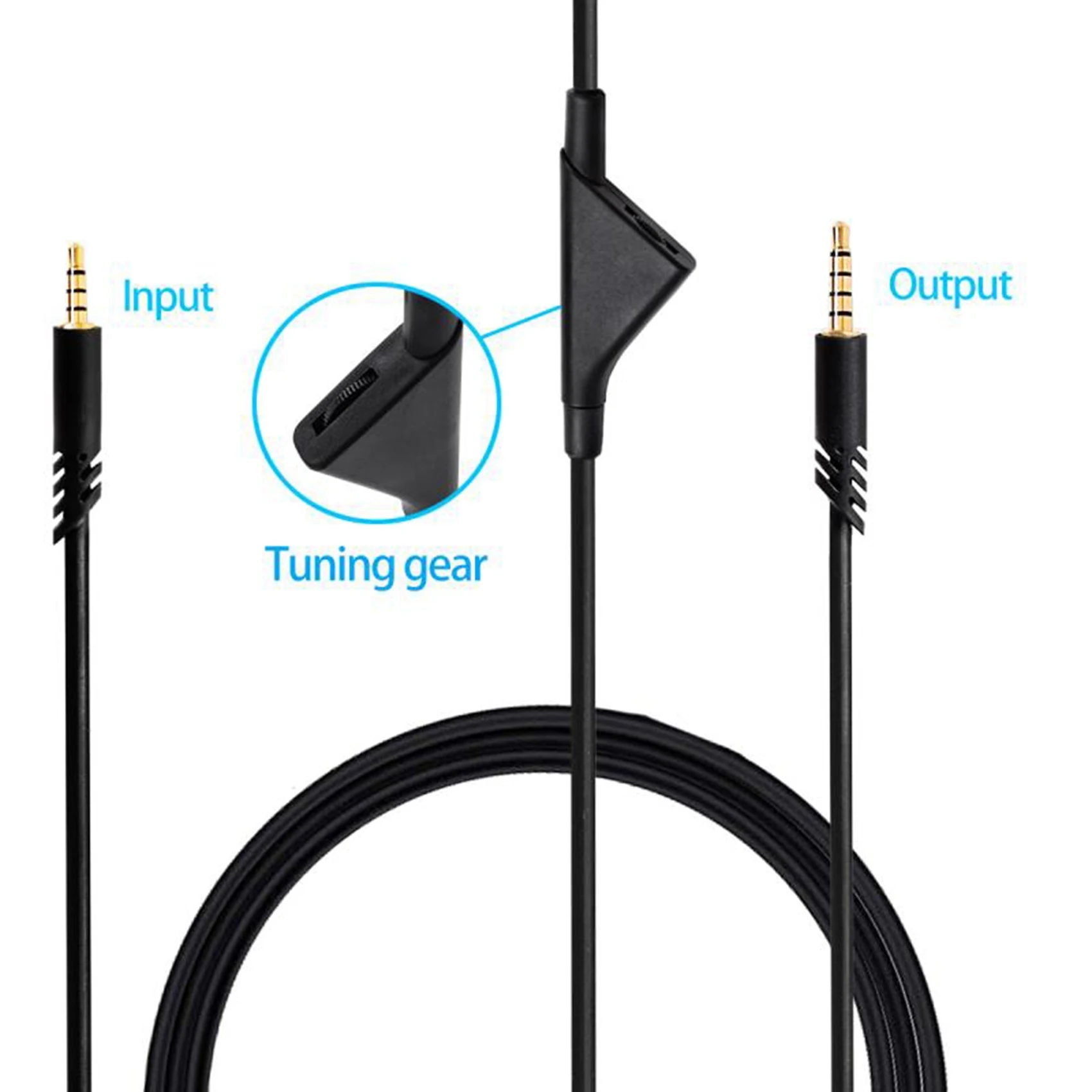 Cable de repuesto para auriculares Astro A10 A40/A40TR, Cable de auriculares para juegos con función de Control de volumen, 2,0 M