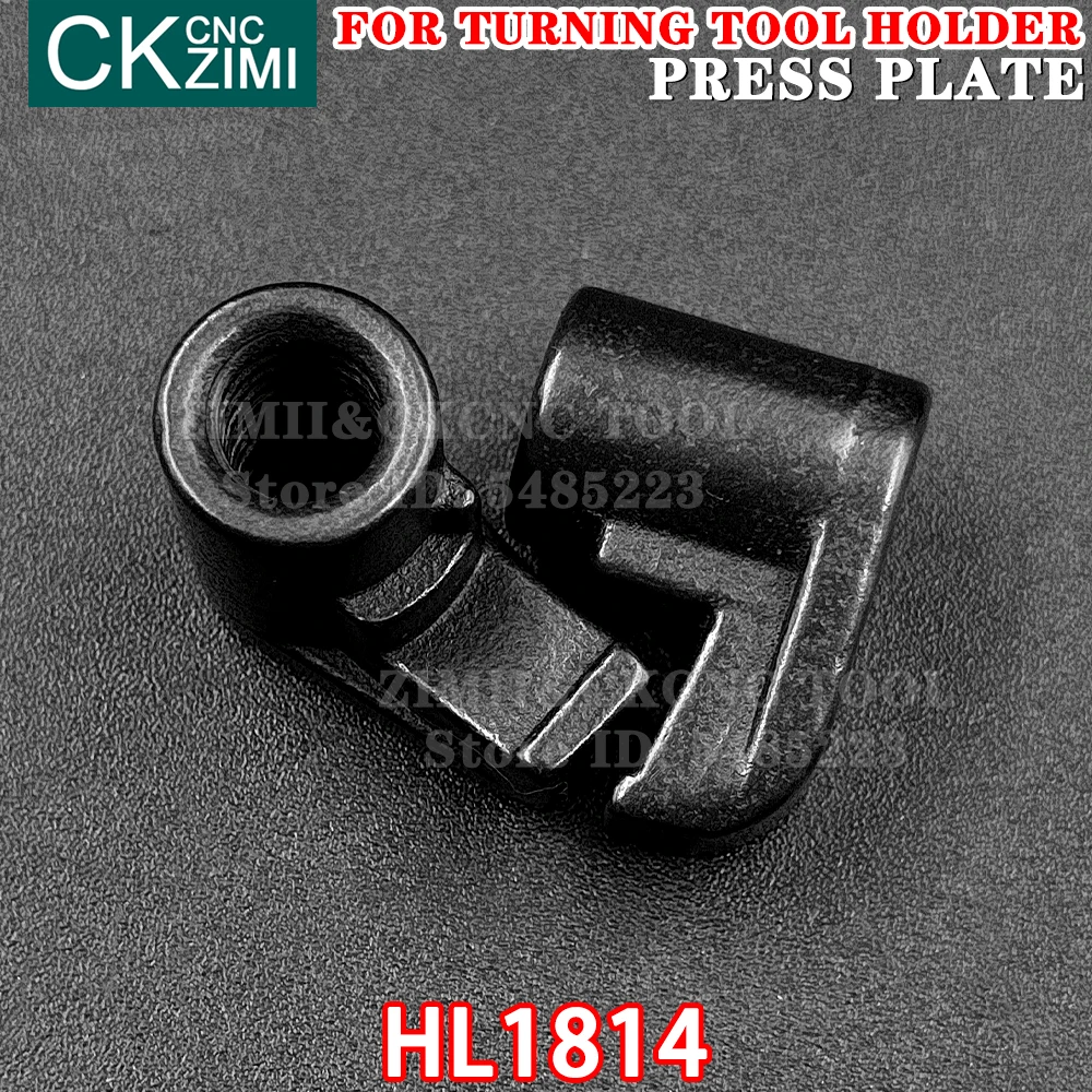 Imagem -06 - Placa de Pressão da Placa de Pressão Torno de Metal Cnc Peça de Acessórios de Ferramenta de Torneamento para Porta-ferramentas de Torneamento Externo Ferramentas Cnc Barra de Faca Placa de Imprensa 10 Peças Hl1814