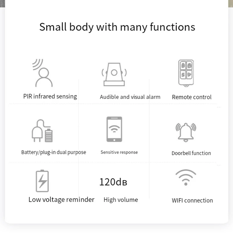 لاسلكي الأشعة تحت الحمراء استشعار الحركة التنبيه ، نظام أمن الوطن ، PIR كشف الحركة ، تنبيه مع جهاز التحكم عن بعد