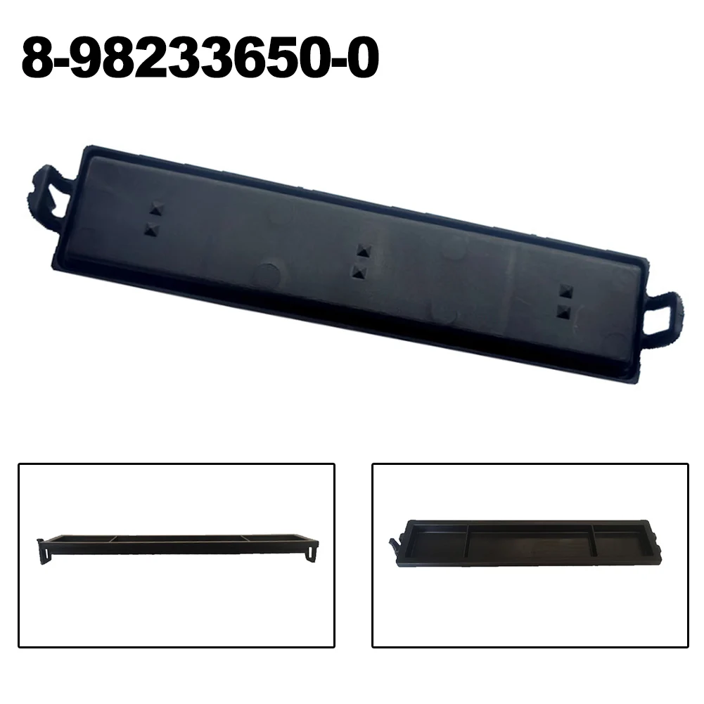 غطاء فلتر هواء لمقصورة السيارة لسيارة ايسوزو 8- 98233650 -0 لـ D-Max 2012-2018 ABS غطاء مرشح A/C أسود ملحقات السيارات ﻿