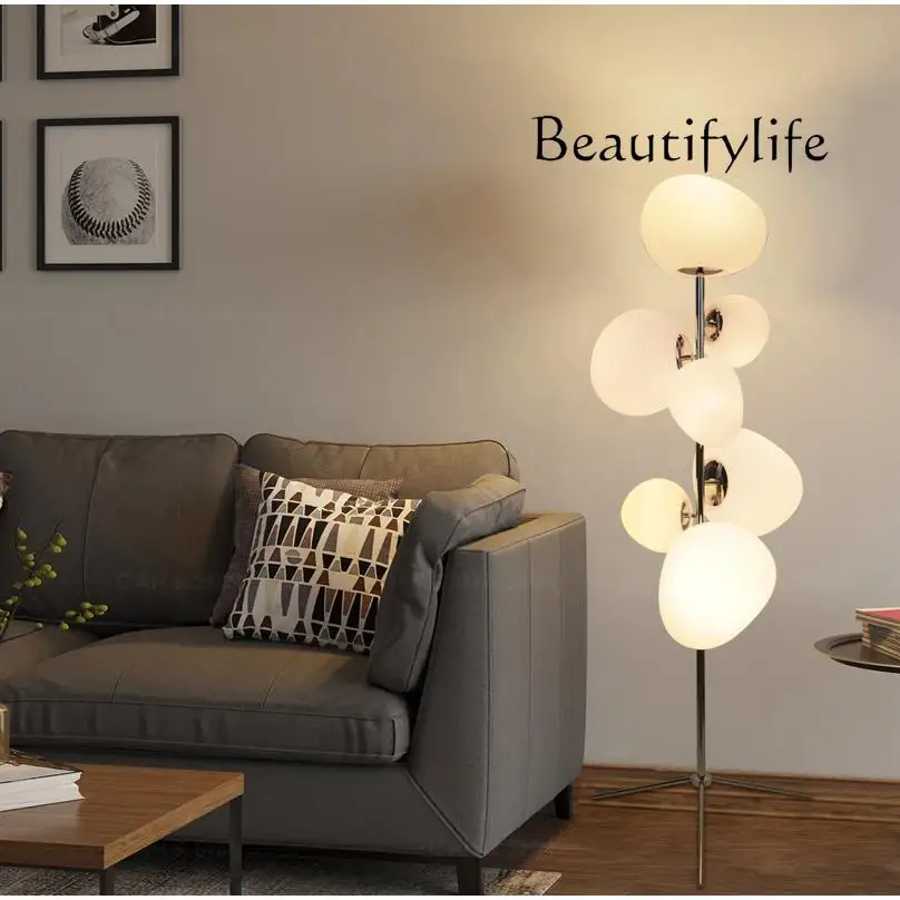 Seven-head floor lamp creative living room high-end ornament acrylic bedroom decorative atmosphere lamp