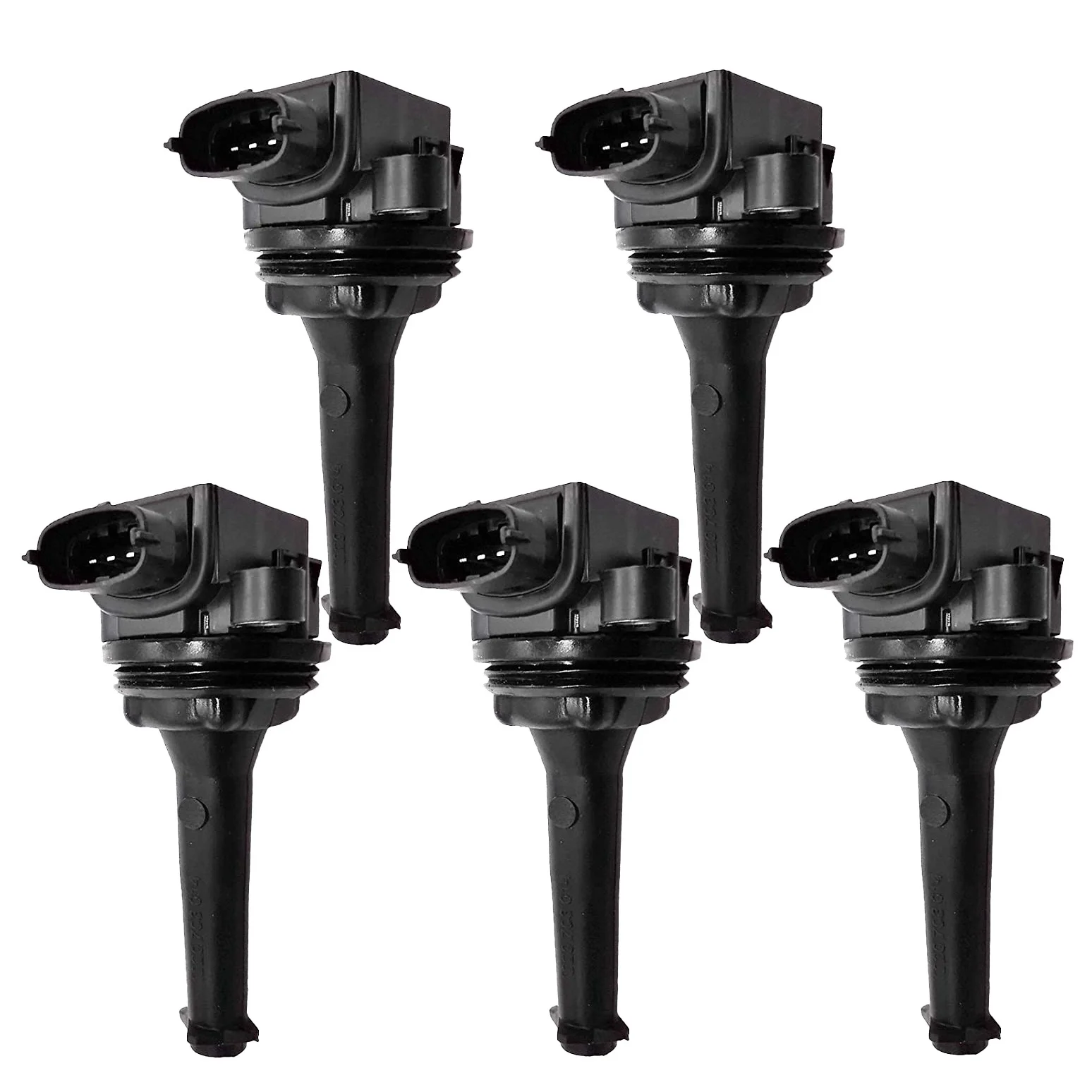 5PCS Ignition Coil Fit for Volvo C70 S60 S70 S80 V70 XC70 XC90 2.0 2.3 2.4 2.5 T5 30713416 9125601