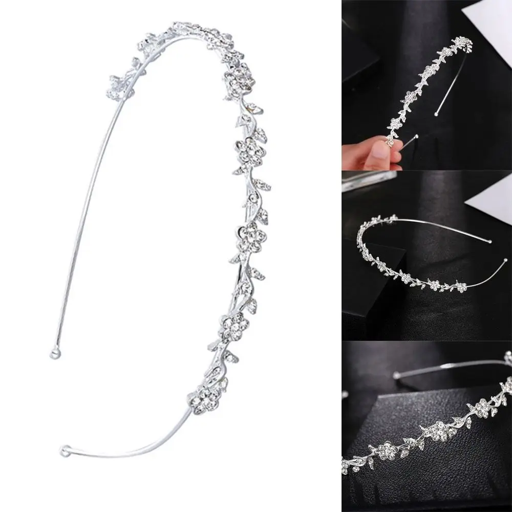 دبوس الشعر زهرة ورقة مشط الشعر لؤلؤة تيارا مشط الشعر الزفاف كريستال الشعر الحلي حجر الراين الشعر هوب الزفاف إكسسوارات الشعر